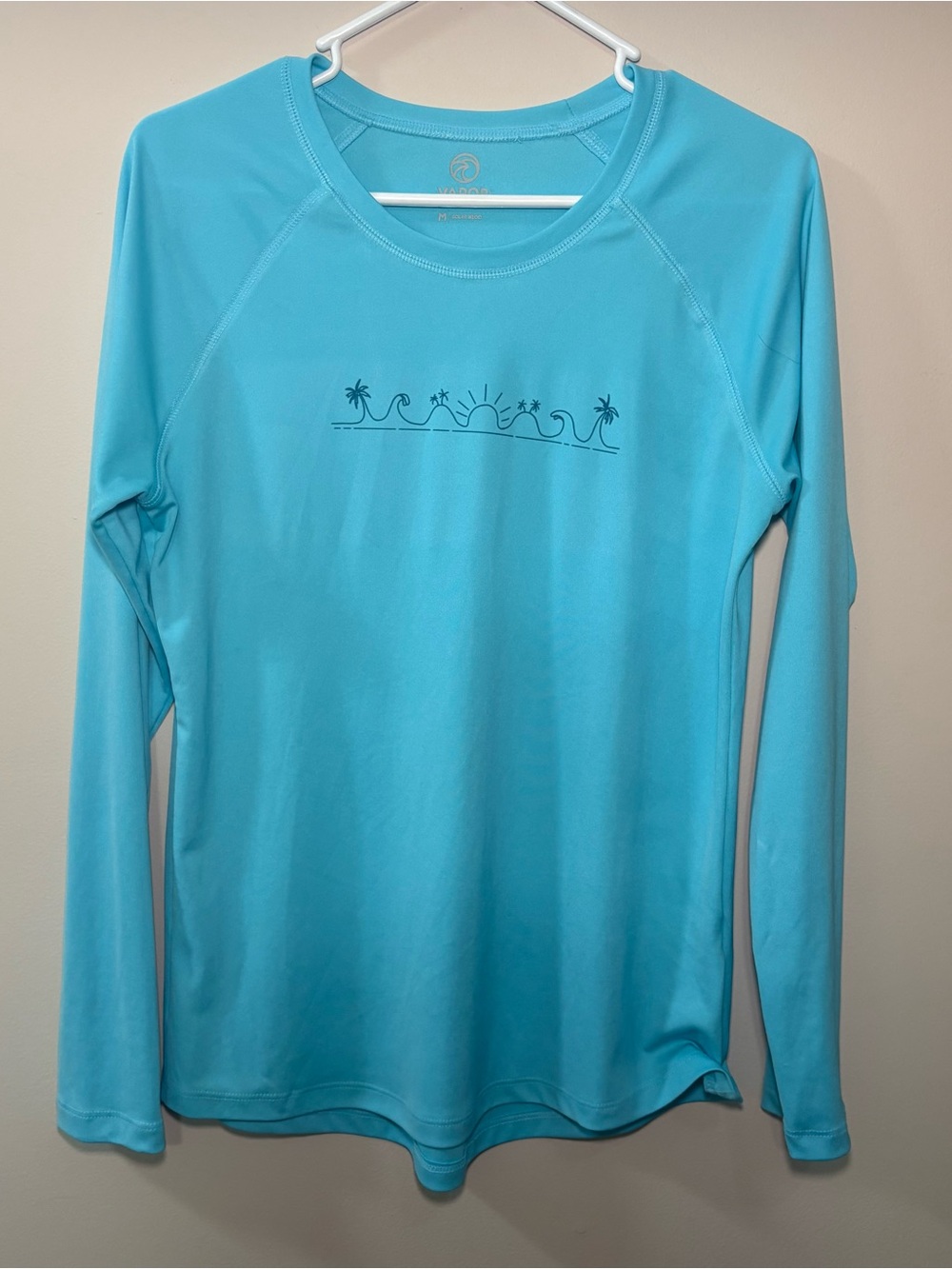 Vapor Elemental Wear Women's Turquoise Long-Sleeve Sun Shirt